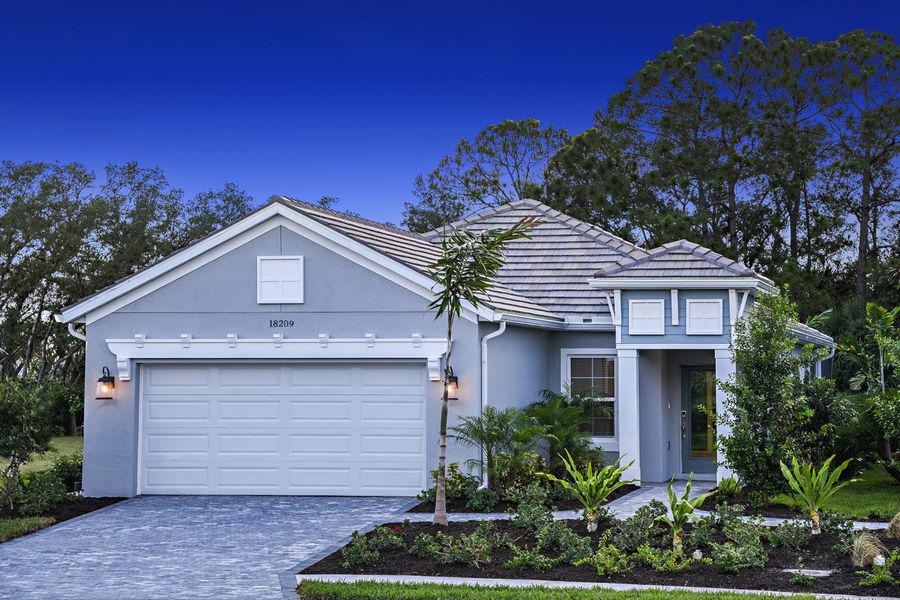 Representative exterior photo of a completed home built from the Patriot by Neal Communities in Boca Royale Golf & Country Club at Wellen Park, Englewood, FL (Image 22).