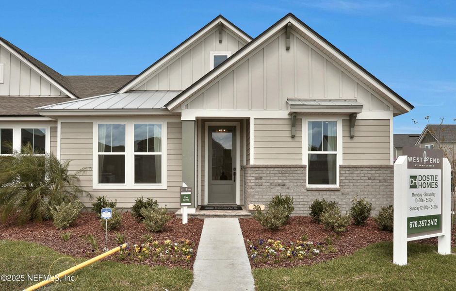 Front exterior of a new home in , Ponte Vedra, FL, highlighting curb appeal (Image 20). Front exterior of a new home in , Ponte Vedra, FL, highlighting curb appeal (Image 20).