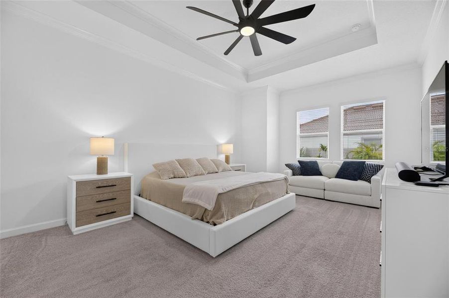 Furnished interior view inside a new home in Southshore Bay Active Adult, Wimauma (Image 19).
