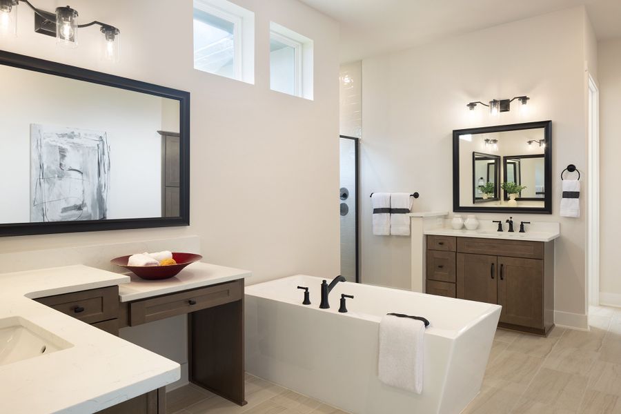 Representative furnished interior of a home built from the Sisterdale by Beazer Homes in Highland Estates, San Antonio (Image 9). Representative furnished interior of a home built from the Sisterdale by Beazer Homes in Highland Estates, San Antonio (Image 9).