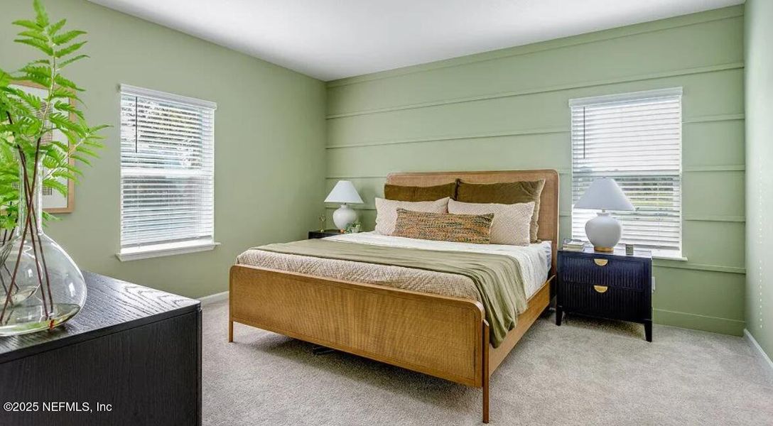 Furnished interior view inside a new home in Granary Park: Granary Park 50s, Green Cove Springs (Image 10). Furnished interior view inside a new home in Granary Park: Granary Park 50s, Green Cove Springs (Image 10).