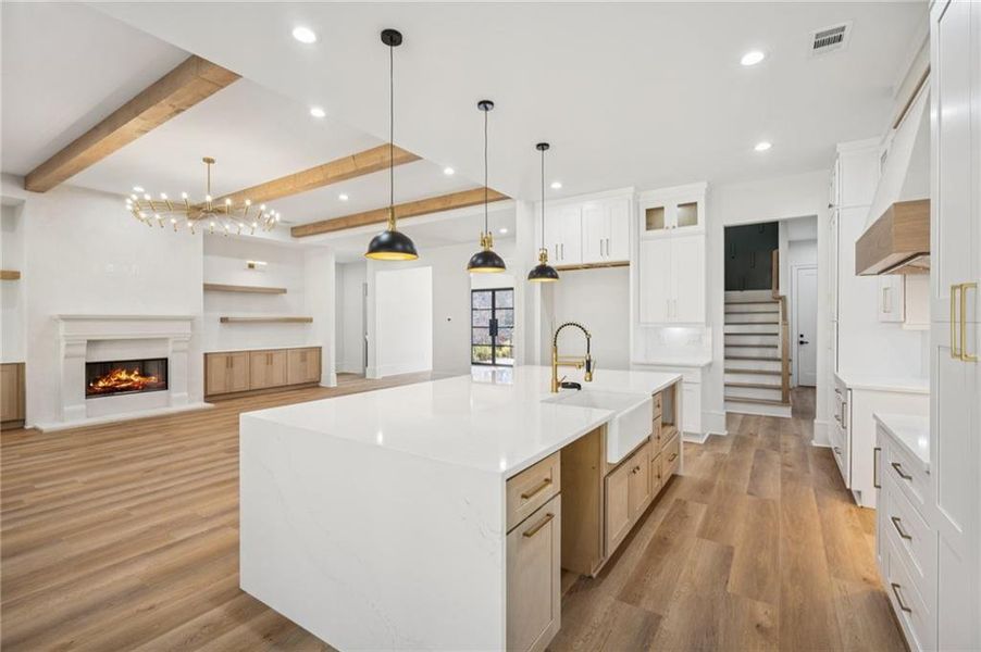 Furnished interior view inside a new home in , Gainesville (Image 8).
