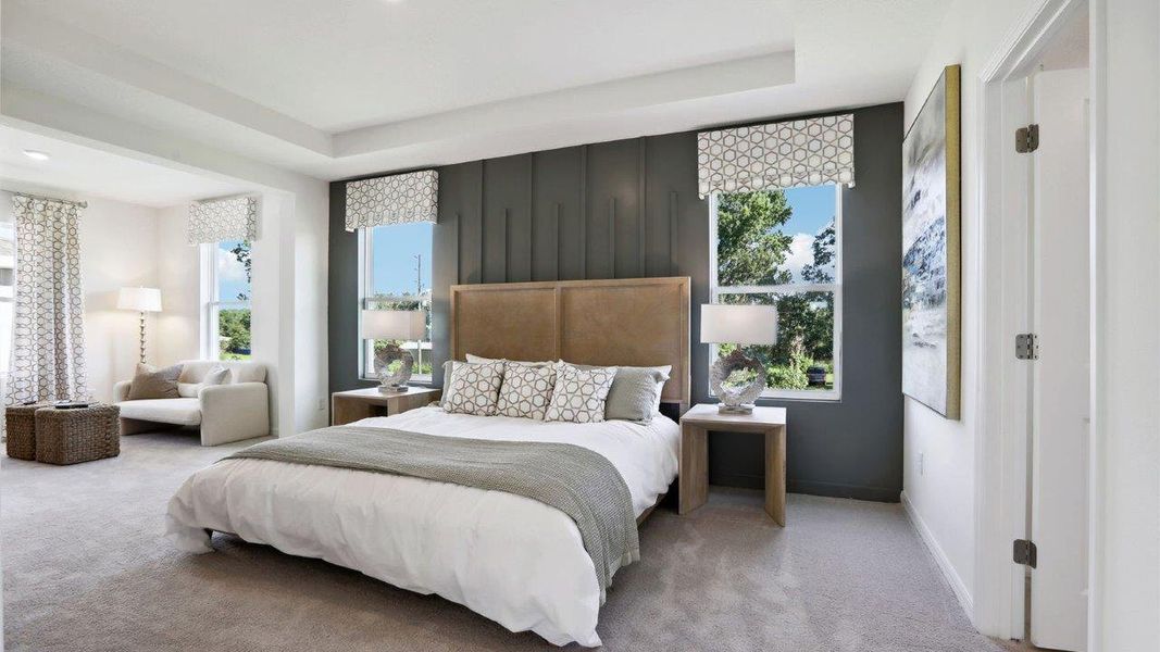 Furnished interior view inside a new home in Angeline, Land O' Lakes (Image 25).