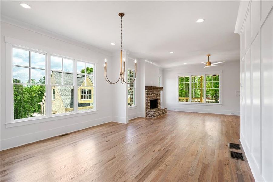 Spacious, unfurnished interior of a new home in , Marietta (Image 19). Spacious, unfurnished interior of a new home in , Marietta (Image 19).