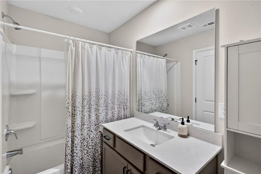 Furnished interior view inside a new home in , Braselton (Image 22).