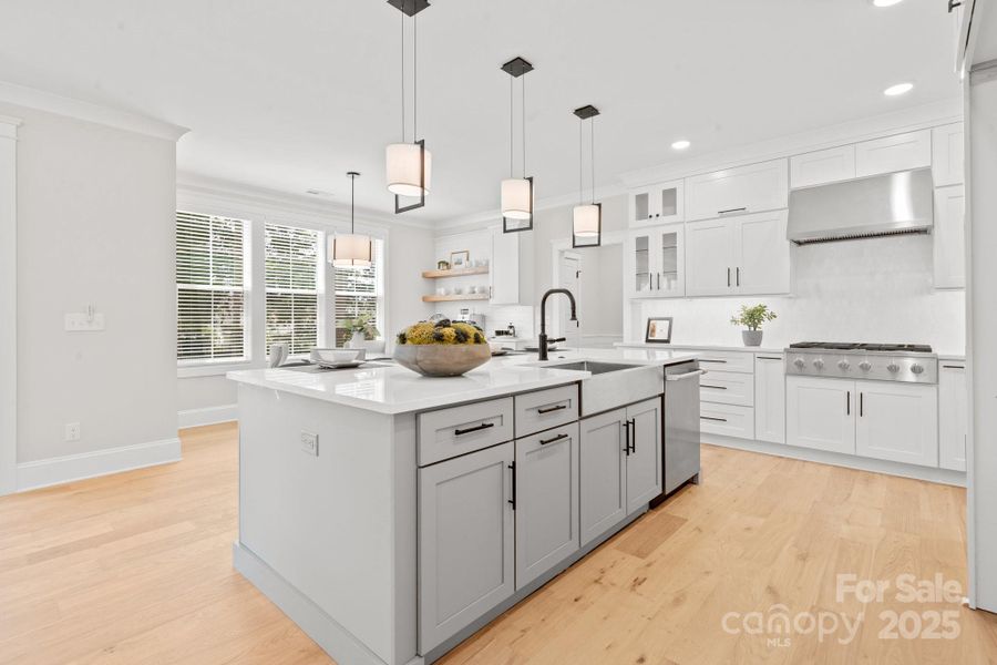 Furnished interior view inside a new home in , Charlotte (Image 34).