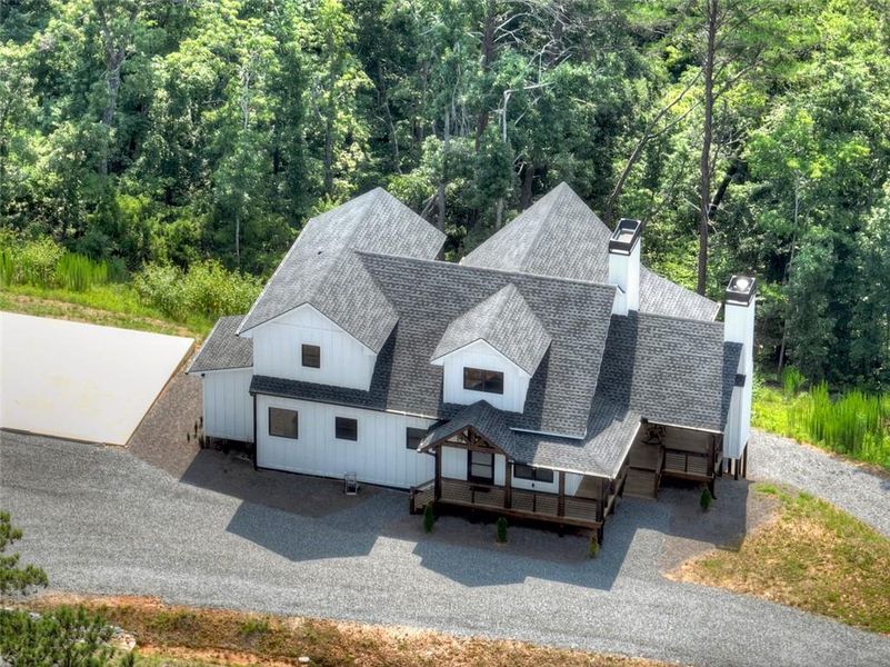 Front exterior of a new home in , Talking Rock, GA, highlighting curb appeal (Image 27). Front exterior of a new home in , Talking Rock, GA, highlighting curb appeal (Image 27).