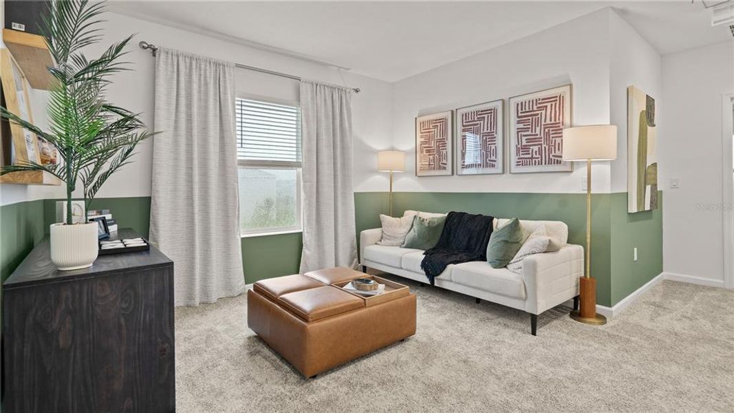Furnished interior view inside a new home in , Clermont (Image 12). Furnished interior view inside a new home in , Clermont (Image 12).