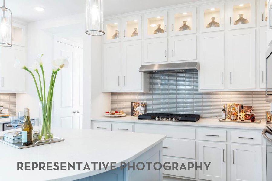 Furnished interior view inside a new home in Pomona, Manvel (Image 31).