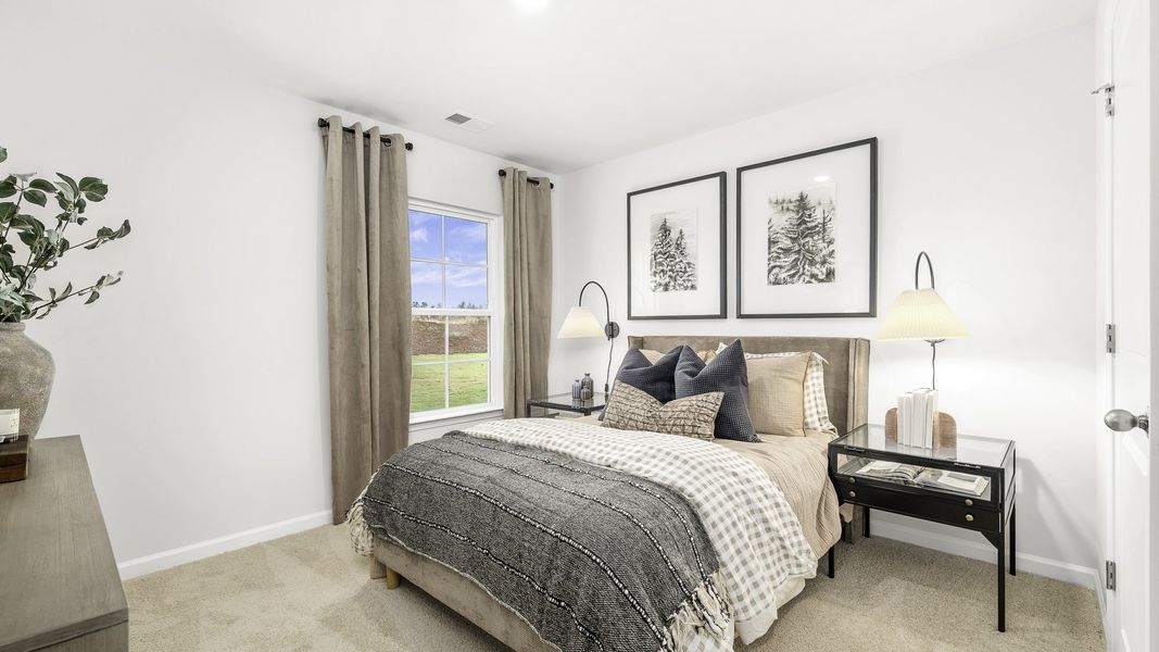 Representative furnished interior of a home built from the Hayden by D.R. Horton in Brookhaven, Greensboro (Image 16).