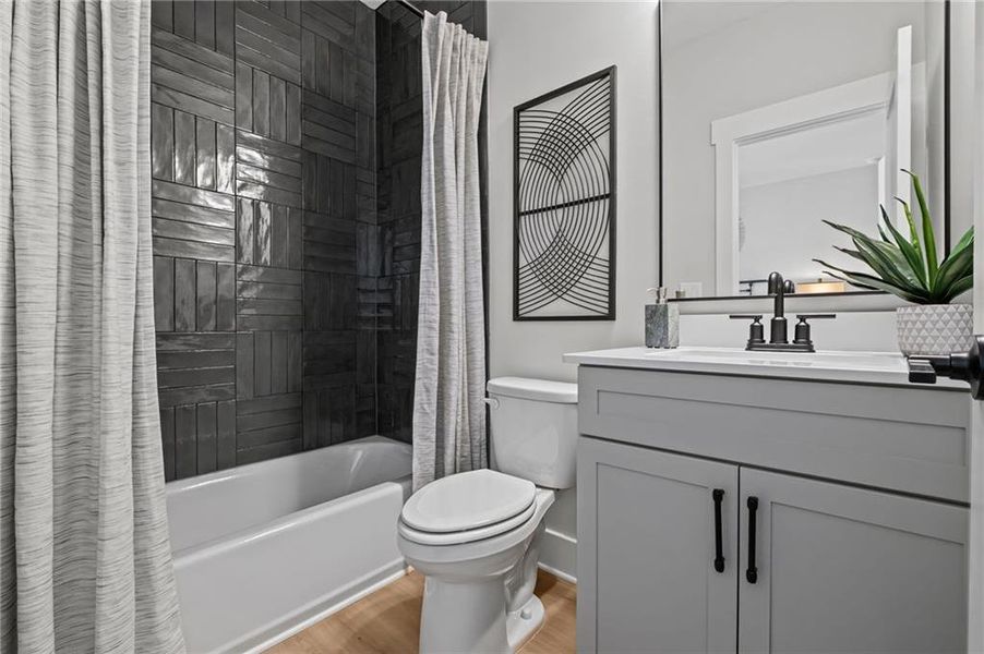 Furnished interior view inside a new home in , Kennesaw (Image 30).