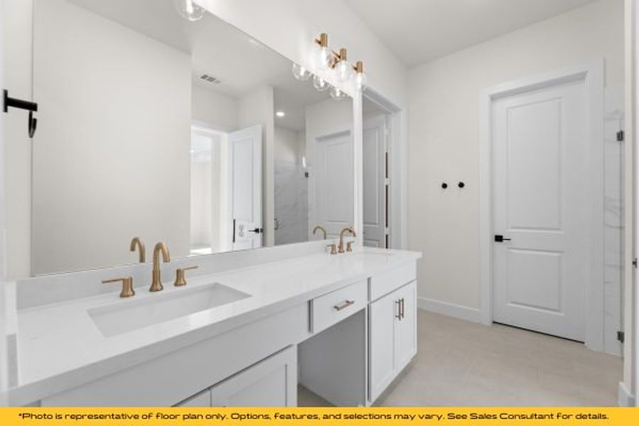 Representative furnished interior of a home built from the The Cayman by Stonefield Homes in The Highlands, Rockwall (Image 55).