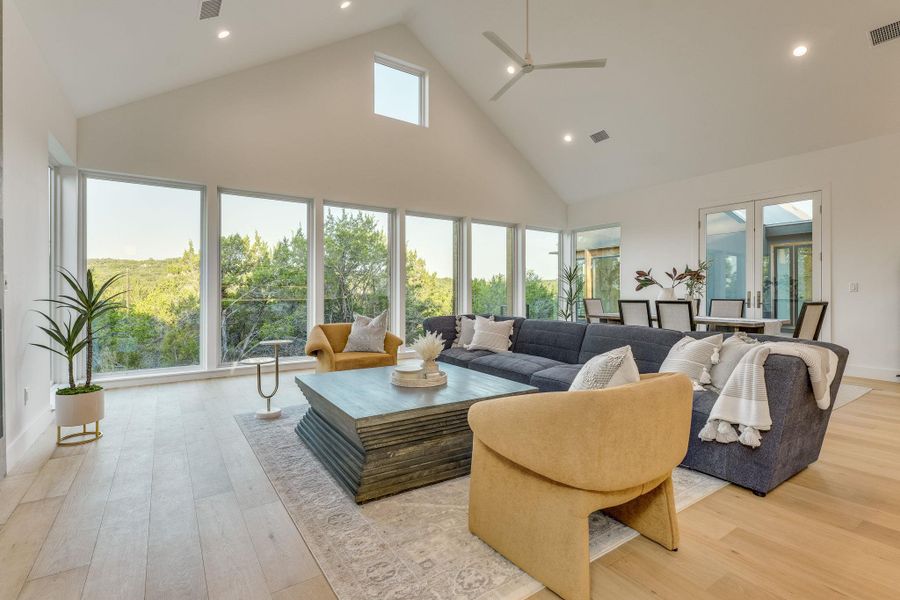 Furnished interior view inside a new home in , Austin (Image 17). Furnished interior view inside a new home in , Austin (Image 17).