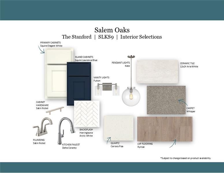 Sample of building materials used in homes in Salem Oaks, Murfreesboro (Image 48).