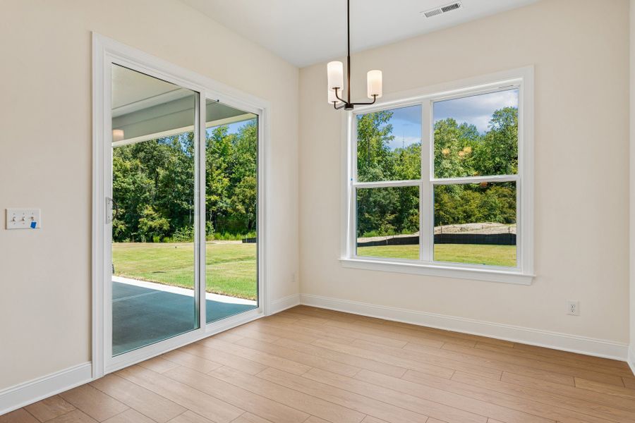 Representative unfurnished interior of a home built from the Lure by Caruso Homes in Blue Run, Raleigh (Image 24). Representative unfurnished interior of a home built from the Lure by Caruso Homes in Blue Run, Raleigh (Image 24).