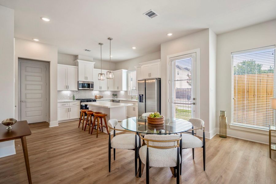 Furnished interior view inside a new home in , Houston (Image 11). Furnished interior view inside a new home in , Houston (Image 11).