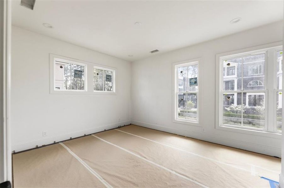 In-progress construction of a new home in , Alpharetta, GA (Image 40).