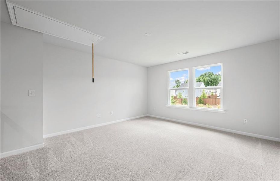 Spacious, unfurnished interior of a new home in Hawthorne Ridge, McDonough (Image 16).