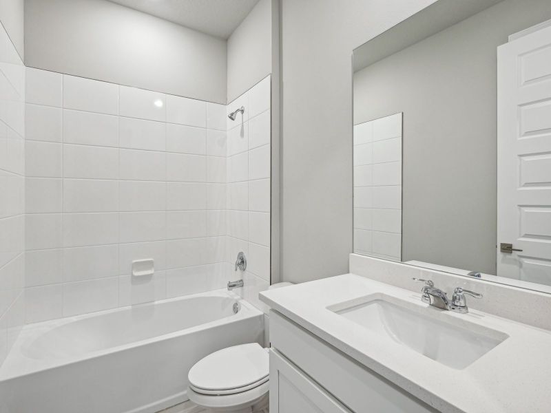 Bathroom in the Bergamo floorplan at 8984 Dahlia Circle