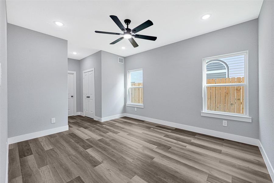 Master bedroom downstairs Master bedroom downstairs