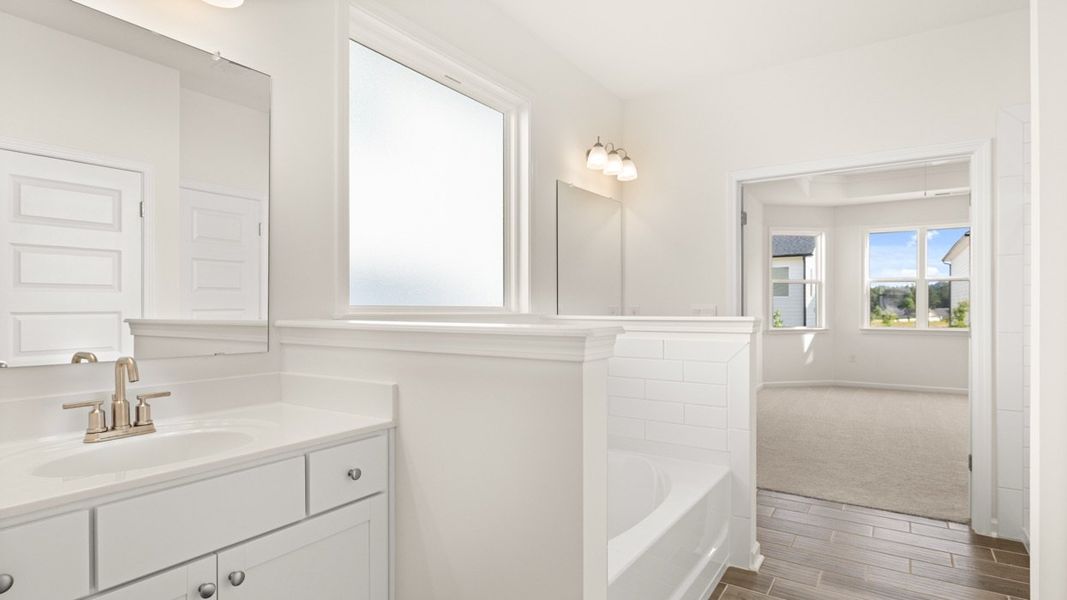 Furnished interior view inside a new home in Wildwood, Covington (Image 13). Furnished interior view inside a new home in Wildwood, Covington (Image 13).