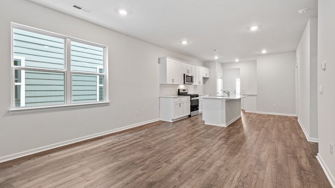 Representative unfurnished interior of a home built from the HAYWOOD by D.R. Horton in The Villas at Haywood Glen, Knightdale (Image 18).