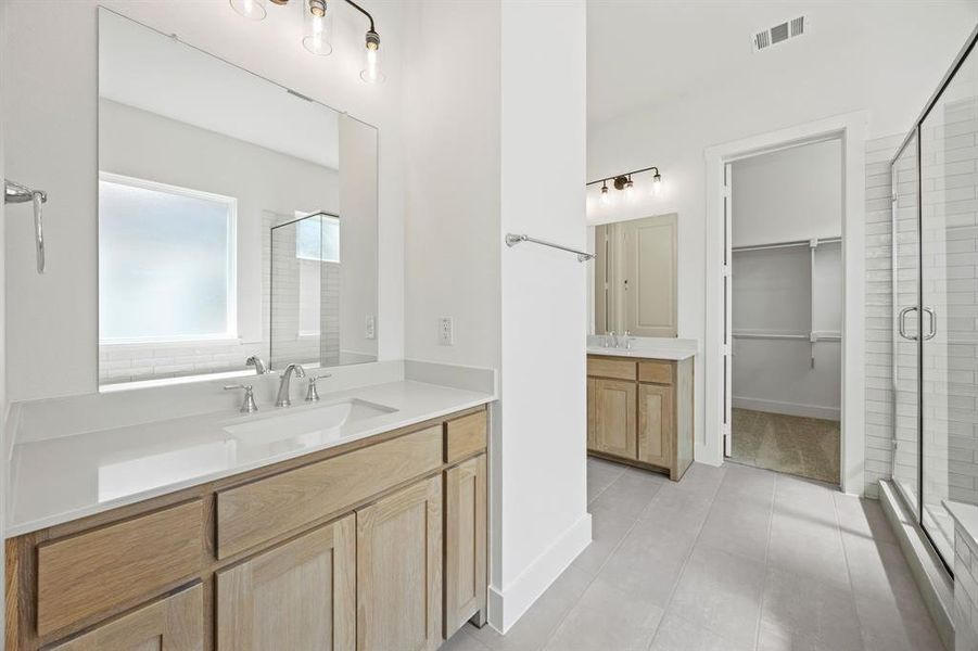 Furnished interior view inside a new home in Chatham Reserve, Providence Village (Image 7).