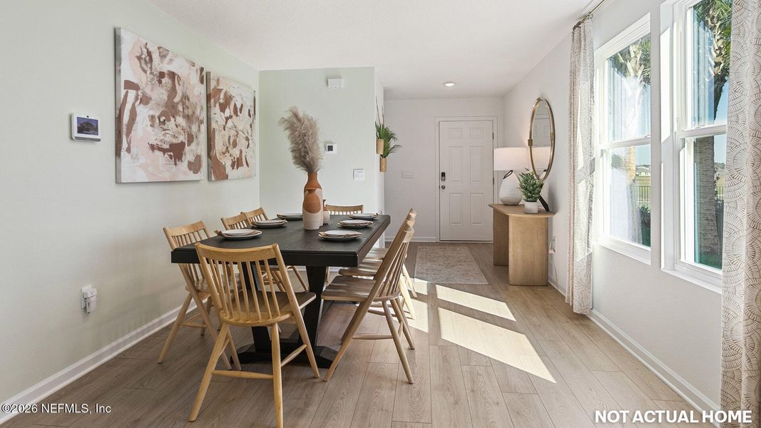 Furnished interior view inside a new home in Rookery, Green Cove Springs (Image 5).