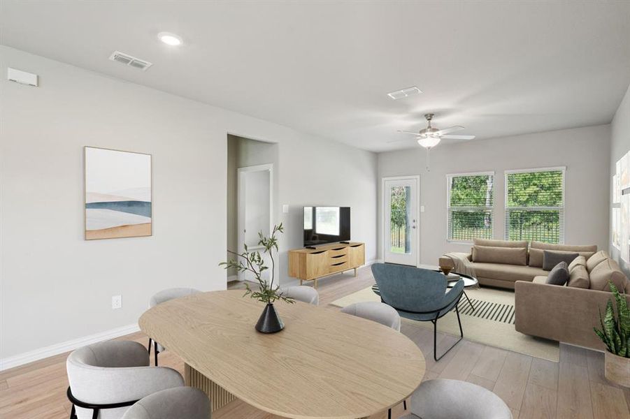 Photo is not of the actual home, but is an inspirational photo of builder’s model home and may depict options, furnishings, and/or decorator features that are not included.