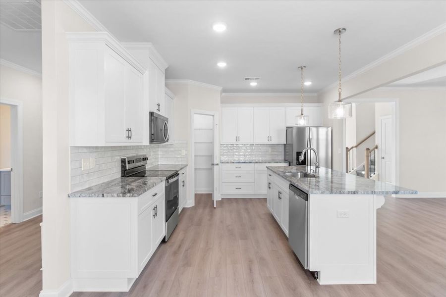 Furnished interior view inside a new home in Tillery Park, Grovetown (Image 13). Furnished interior view inside a new home in Tillery Park, Grovetown (Image 13).