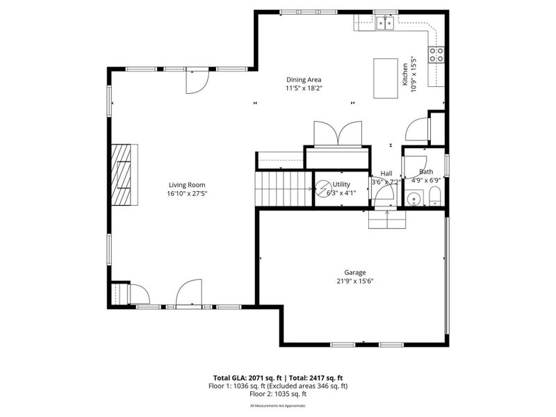 2D floor plan layout of this home in , Salisbury, NC (Image 3). 2D floor plan layout of this home in , Salisbury, NC (Image 3).