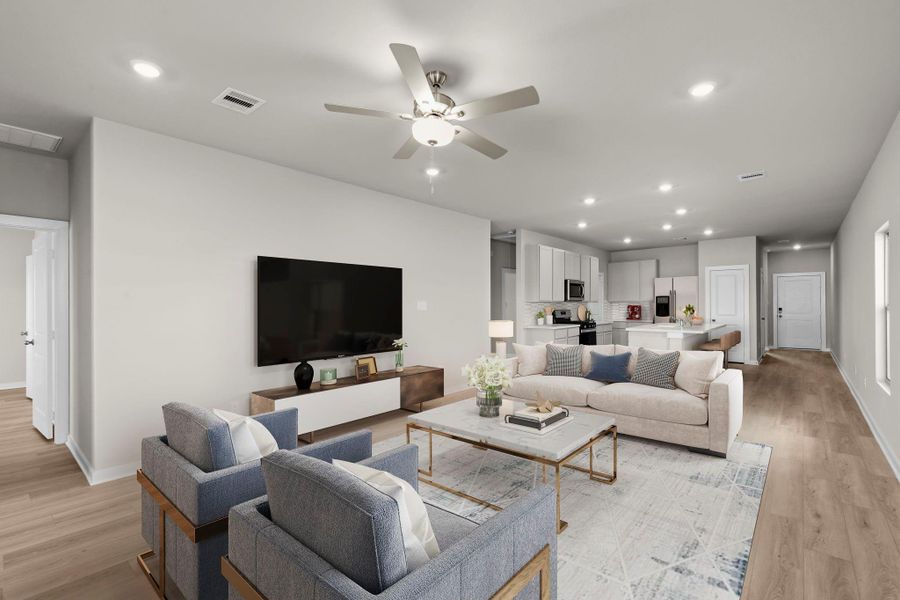 Furnished interior view inside a new home in Cypress Green, Hockley (Image 10).