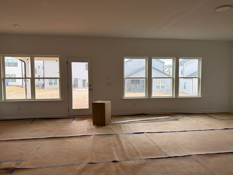 In-progress construction of a new home in Rowland's Grant, Fuquay Varina, NC (Image 13).