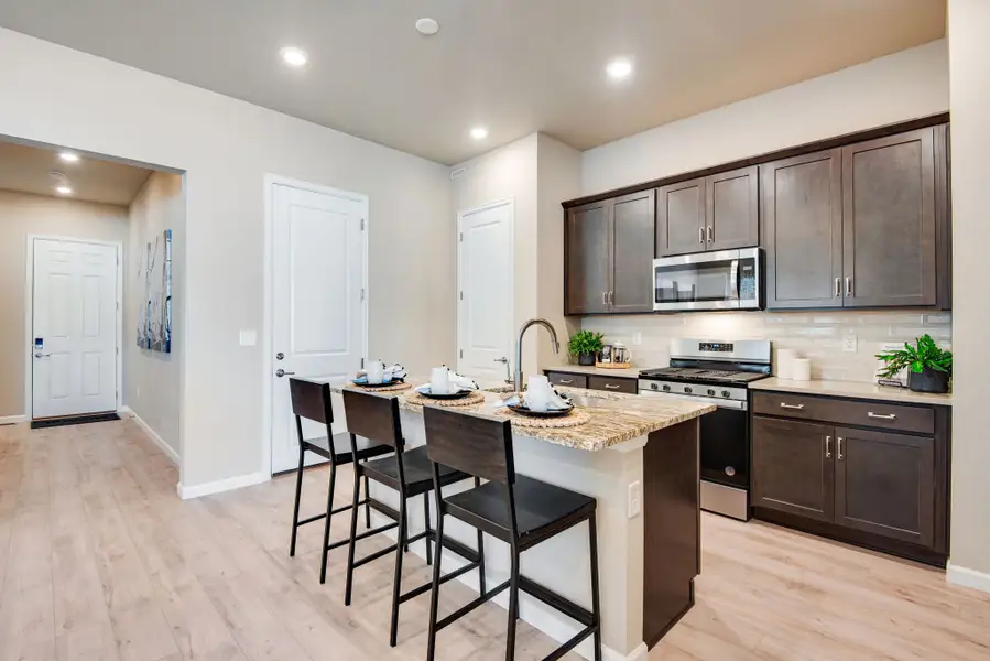 Furnished interior view inside a new home in Westside Crossing, Berthoud (Image 9).