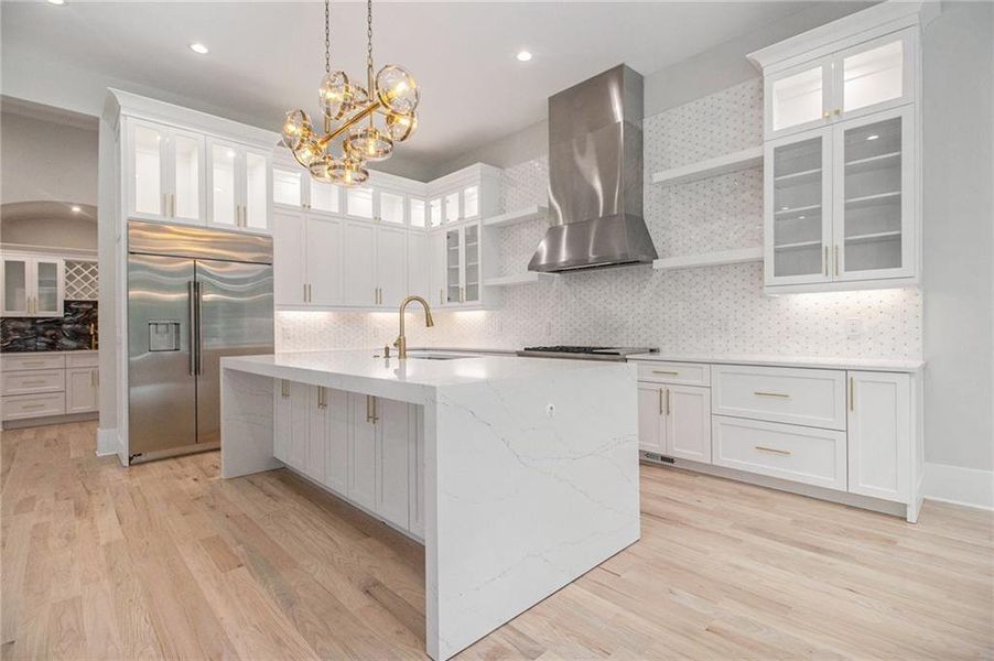 Furnished interior view inside a new home in , Alpharetta (Image 10).
