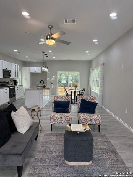 Furnished interior view inside a new home in , Canyon Lake (Image 5). Furnished interior view inside a new home in , Canyon Lake (Image 5).