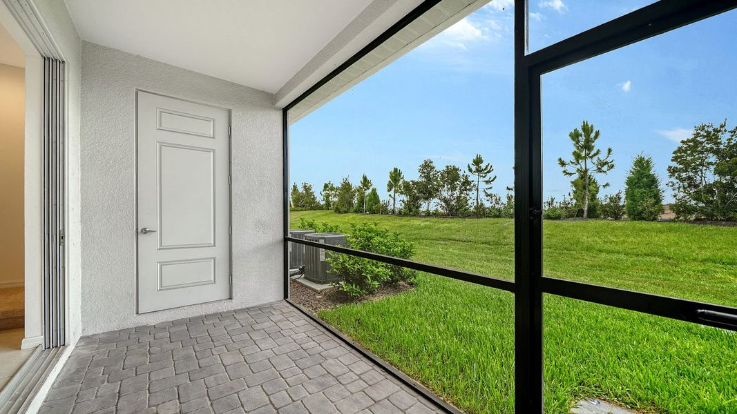 Exterior details and patio area of a home in Palm Grove, Lakewood Ranch (Image 20). Exterior details and patio area of a home in Palm Grove, Lakewood Ranch (Image 20).