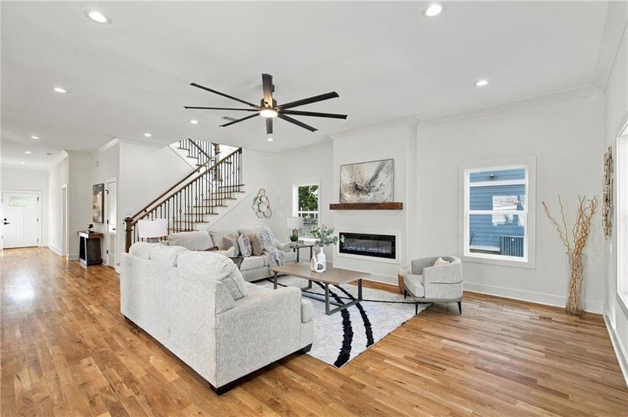 Furnished interior view inside a new home in , Avondale Estates (Image 4).