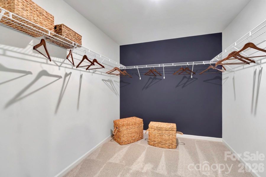 Owners walk-in closet