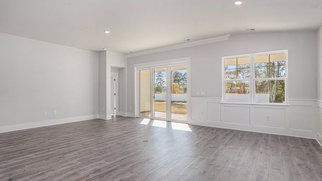 Spacious, unfurnished interior of a new home in Coastal Farms, Conway (Image 9). Spacious, unfurnished interior of a new home in Coastal Farms, Conway (Image 9).