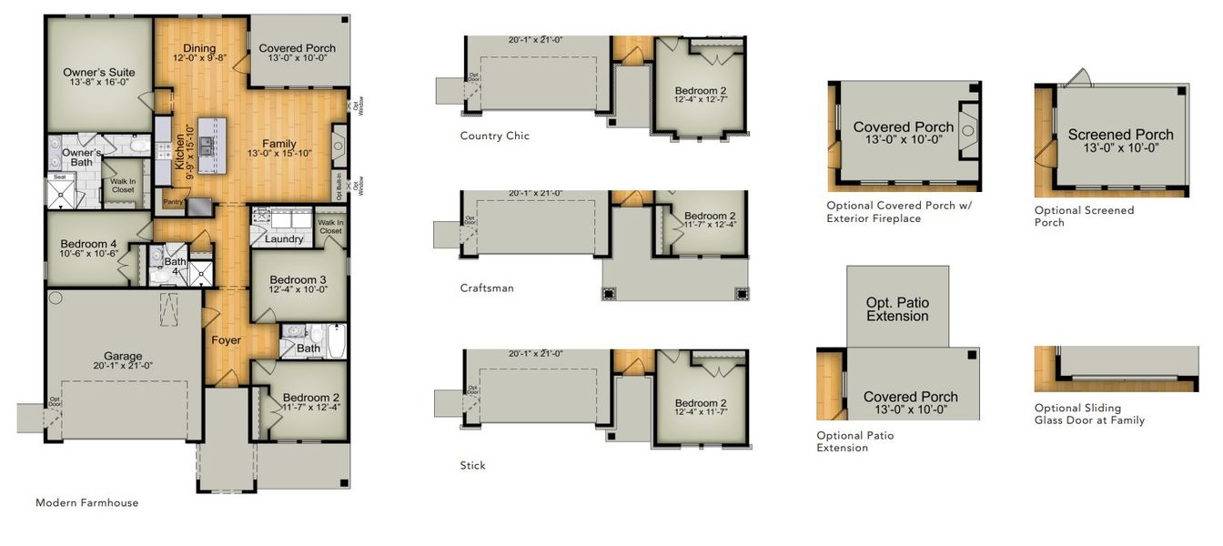 2D floor plan layout for the The Ellery by RobuckHomes in Kennebec Crossing, Angier, NC (Image 5). 2D floor plan layout for the The Ellery by RobuckHomes in Kennebec Crossing, Angier, NC (Image 5).
