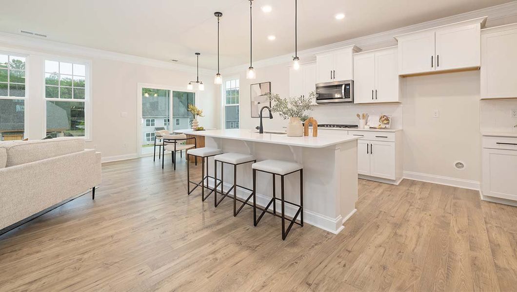 Furnished interior view inside a new home in Falls Cove, Troutman (Image 6).