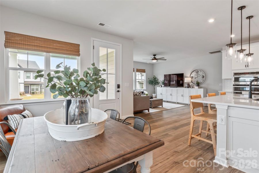 Furnished interior view inside a new home in , Charlotte (Image 7). Furnished interior view inside a new home in , Charlotte (Image 7).