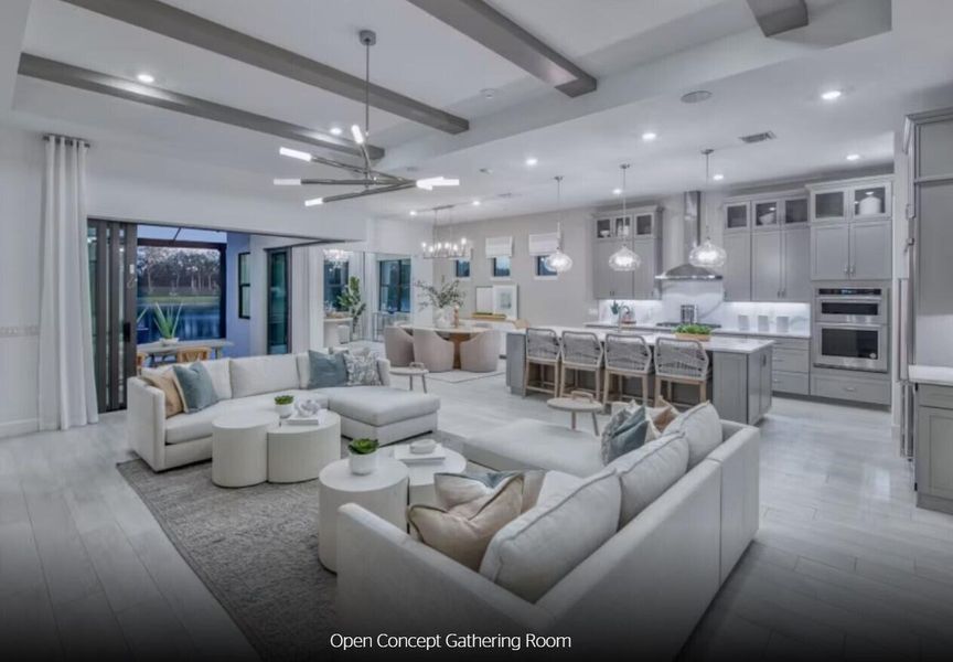Furnished interior view inside a new home in Greyhawk Landing, Lake Worth (Image 23).