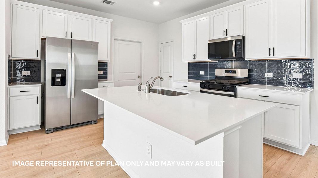 Furnished interior view inside a new home in Carillon, Manor (Image 6).