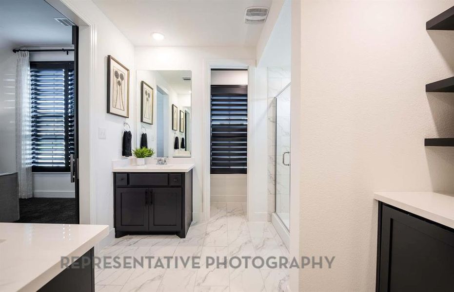 Furnished interior view inside a new home in The Parks at Wilson Creek: 40ft. lots, Celina (Image 4). Furnished interior view inside a new home in The Parks at Wilson Creek: 40ft. lots, Celina (Image 4).