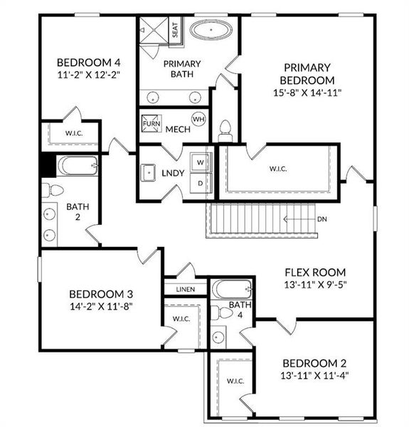 2D floor plan layout of this home in Riverside Ridge, Lawrenceville, GA (Image 2). 2D floor plan layout of this home in Riverside Ridge, Lawrenceville, GA (Image 2).