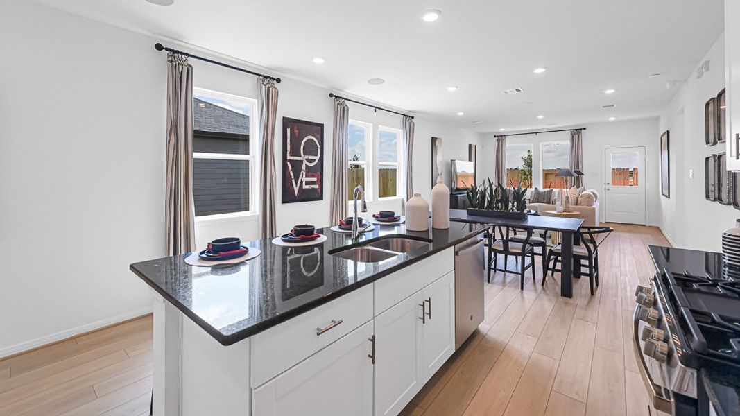 Furnished interior view inside a new home in Redbud, Hockley (Image 6).