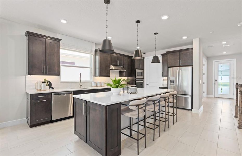 Furnished interior view inside a new home in Del Webb Sunbridge, St. Cloud (Image 4).