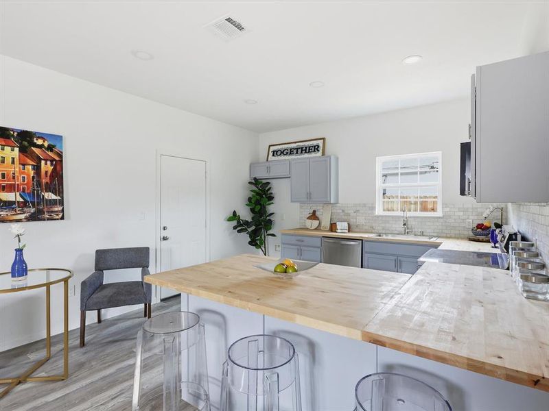 Furnished interior view inside a new home in , Fort Worth (Image 8).